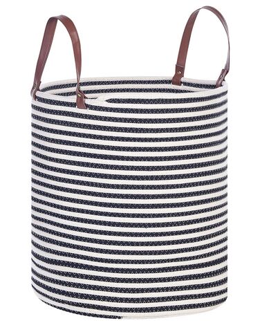 Basket ICHKA Cotton Black/ White