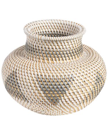 Dekovase ASAHAN Rattan 22 cm Naturfarben