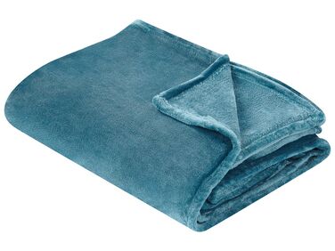 Blanket BAYBURT 150 x 200 cm Blue