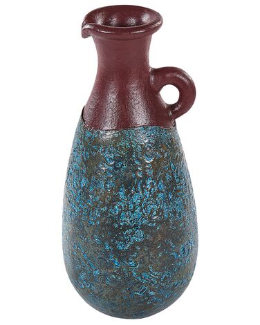 Dekovase VELIA Keramik 40 cm Blau
