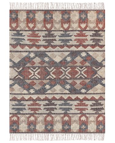 Rug KALFA Multicolour 140 x 200 cm Jute