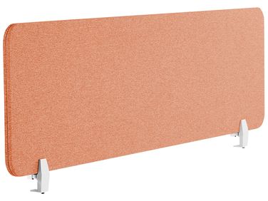 Desk Screen WALLY 130 x 40 cm Light Red