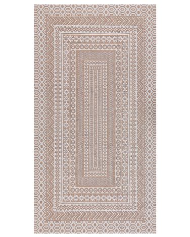 Rug BAGLAR White 80 x 150 cm Jute