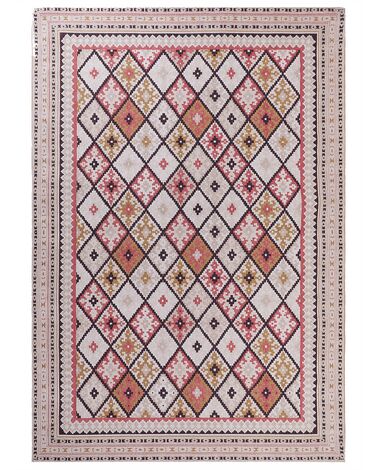 Rug ANADAG Red 200 x 300 cm Cotton