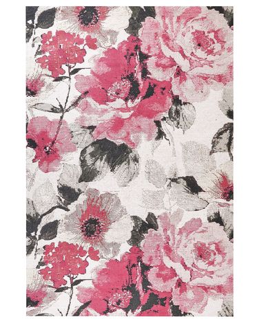 Rug EJAZ Pink 200 x 300 cm Cotton