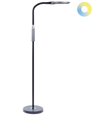 LED Floor Lamp CASSIOPEIA with Dimmer Metal Black