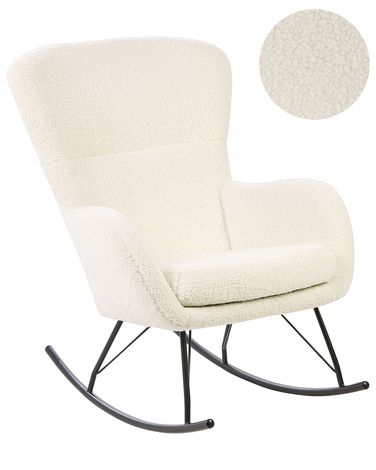 Rocking Chair ANASET Boucle Light Beige
