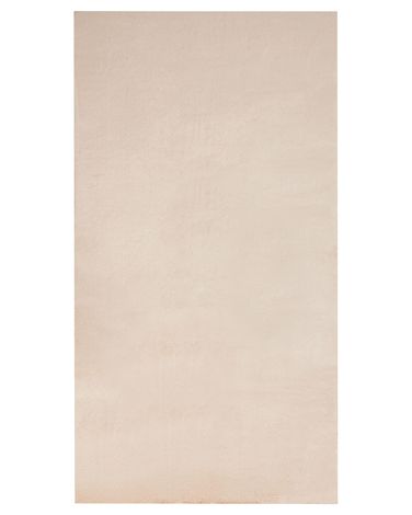 Faux Fur Rug MIRPUR Beige 80 x 150 cm