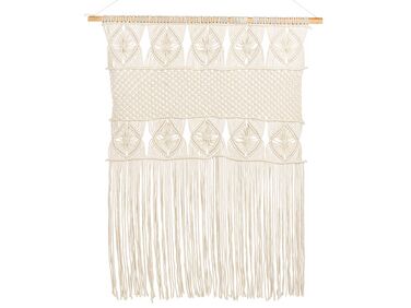 Fabric Wall Hanging LAHRI Cotton 118 cm Beige