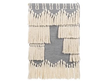 Fabric Wall Hanging MAHRI Cotton 106 cm Grey