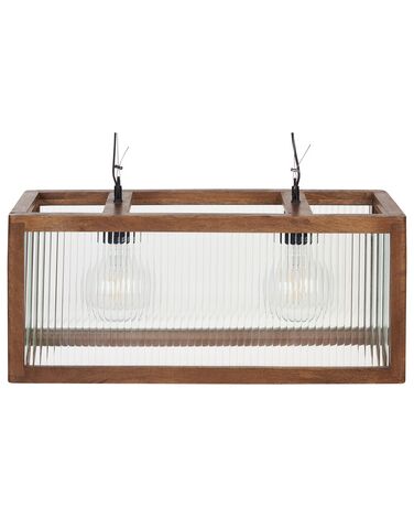Hängeleuchte PENNA Mangoholz Braun