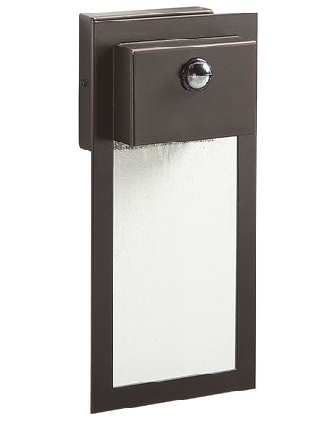 LED Außenwandleuchte ELLIOT mit Bewegungsmelder Schwarz
