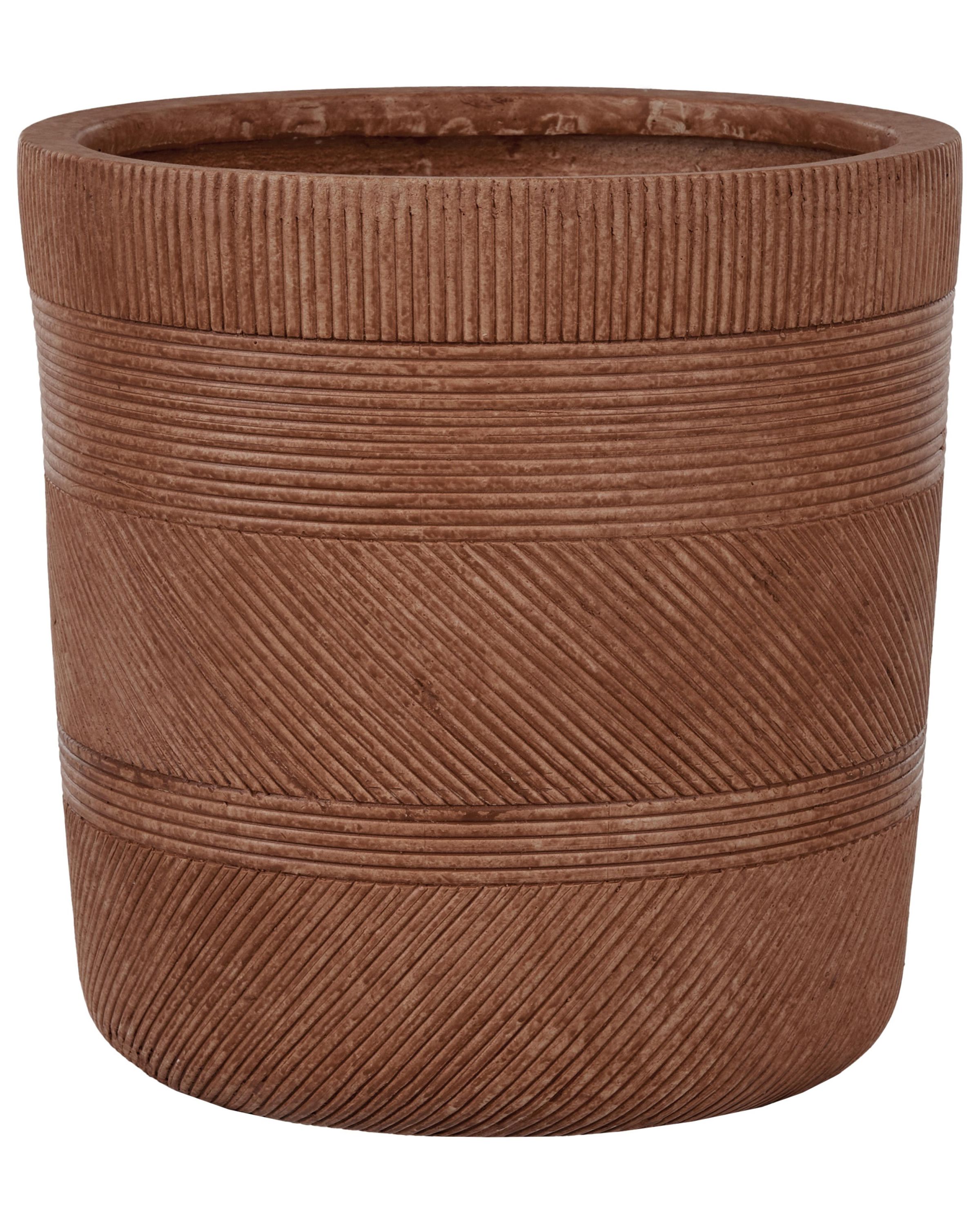 Blumenkübel VOULA 36 cm Goldbraun