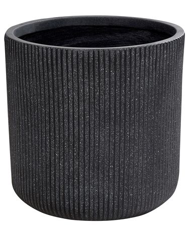 Blumenkübel OREOI 37 cm Graphitgrau