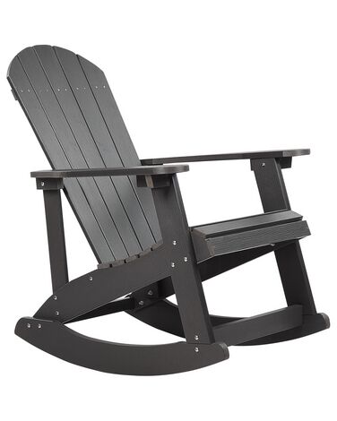 Garten-Schaukelstuhl ADIRONDACK Dunkelgrau