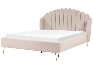 Bed Fabric AMBILLOU 180 x 200 cm (EU Super King) Light Beige