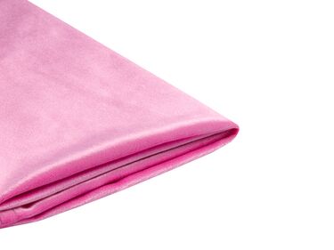 Bettrahmenbezug Samtstoff FITOU 90 x 200 cm Fuchsia