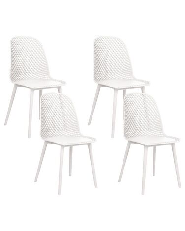 Esszimmerstuhl 4er Set EMORY Weiß