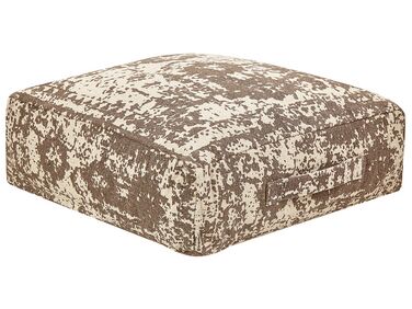 Pouf SHASA Baumwolle Beige