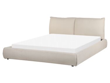 Bed Fabric VINAY 160 x 200 cm (EU King Size) Beige