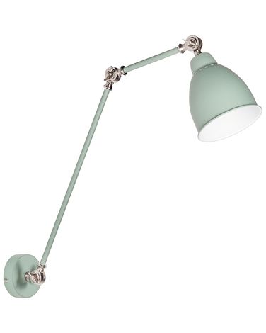 Wall Lamp MISSISSIPPI Light Green Metal Adjustable