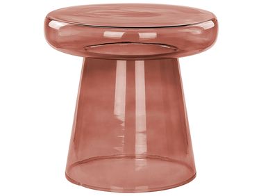 Beistelltisch CALDERA Glas Rot