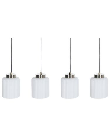 Pendant Lamp CAUDELO Metal Black/ White