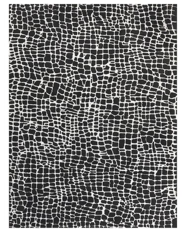 Rug PUNGE Black 300 x 400 cm