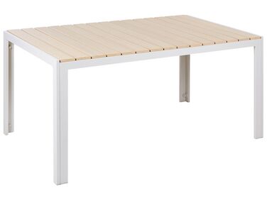 Gartentisch für 6 Personen COMO 150 cm 90 cm Beige