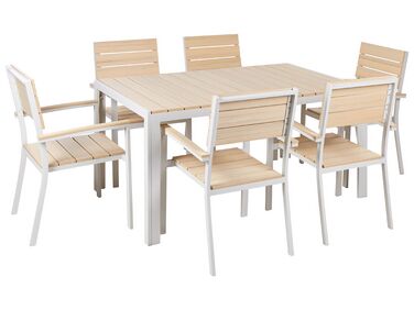 Garden Dining Set 6 Seater COMO Beige