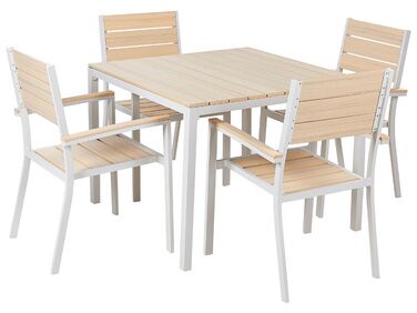 Garden Dining Set 4 Seater PRATO Beige