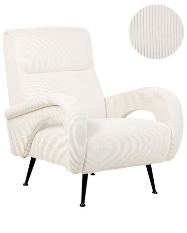 Armchair SVALOV Corduroy Off-White