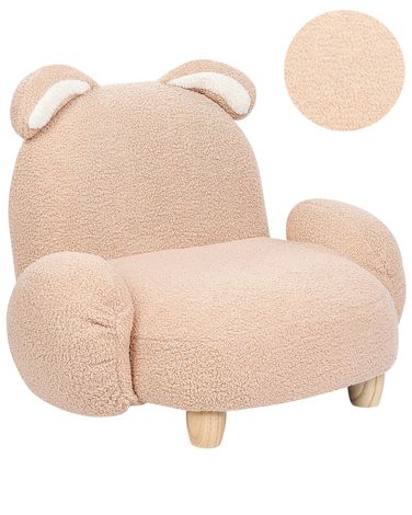 Kindersessel Kaninchen KANNA Bouclé Beige