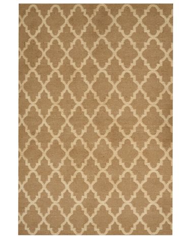 Rug MERMER Beige 200 x 300 cm Jute
