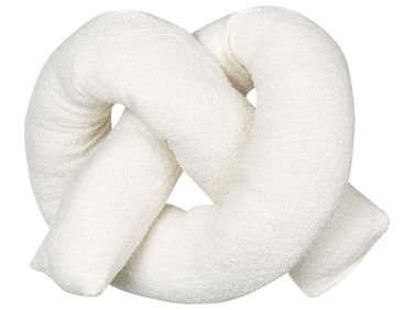 Dekokissen GLADIOLUS Bouclé 172 x 14 cm Cremeweiß Ohne Muster