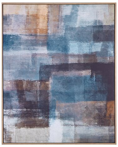 Canvas PULSANO Abstraktes Muster 83 x 103 cm Bunt