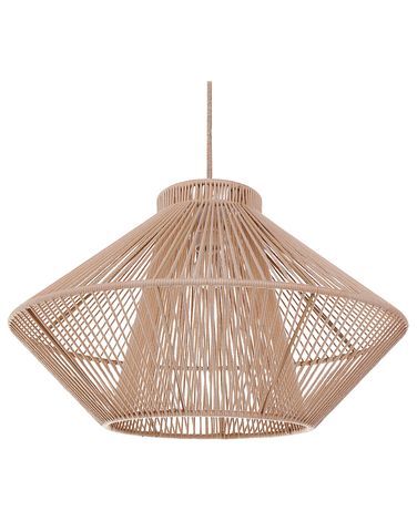 Hängeleuchte PALMETTO Baumwolle Beige