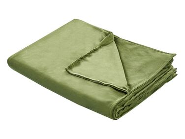 Bezug für Gewichtsdecke 800 g RHEA 120 x 180 cm Dunkelgrün