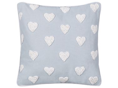 Throw Cushion GAZANIA Cotton 45 x 45 cm Light Grey