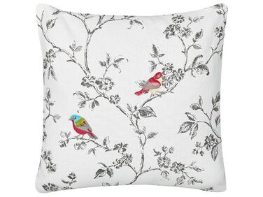 Throw Cushion DILLENIA Cotton 45 x 45 cm White