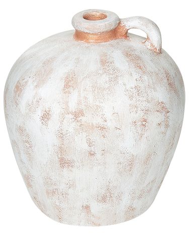 Dekovase IPOH Keramik 30 cm Cremeweiß