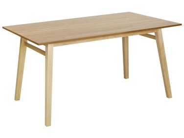 Esstisch VARLEY Naturfarbene Esche 150 cm 90 cm