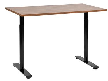 Manual Adjustable Standing Desk DESTINAS Brown/ Black 120 cm 72 cm