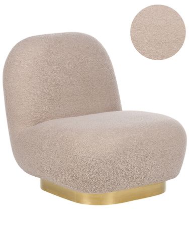 Armchair LOVIISA Boucle Beige