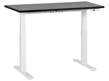 Electric Adjustable Standing Desk DESTINES Black/ White 120 cm 72 cm