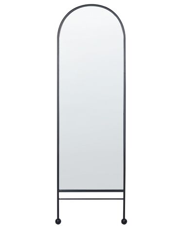 Wall Mirror JARNAGES 45 cm 145 cm Metal Black