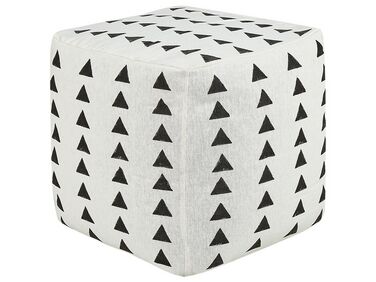 Pouffe TARODI Cotton Off-White