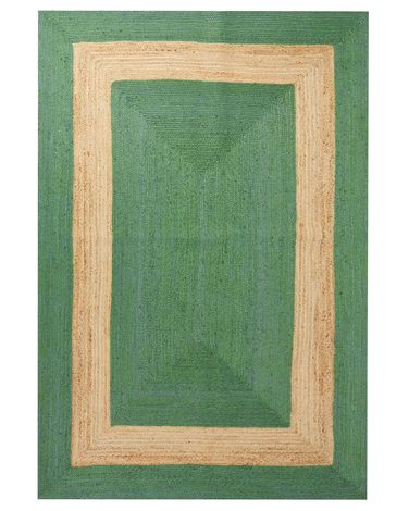 Rug KARAKUYU Green 200 x 300 cm Jute