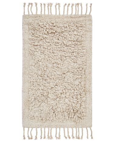 Bath Mat OLTAN Beige 50 x 80 cm Cotton