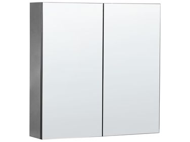 Bad-Spiegelschrank NAVARRA 60 cm 60 cm Schwarz